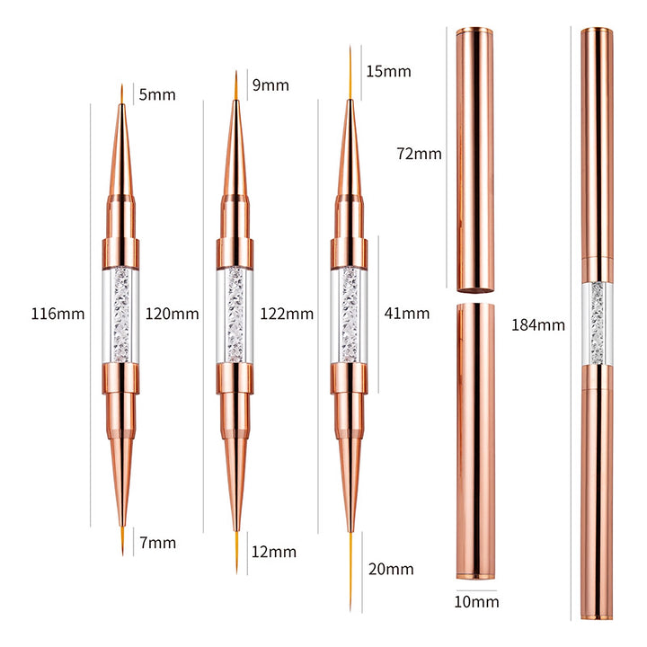 Double Head Nail Art Brush