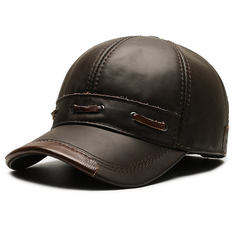 Men's Windproof Thermal Retro Peaked Cap