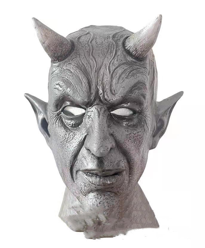 Halloween New Horn Demon Mask Latex Headgear