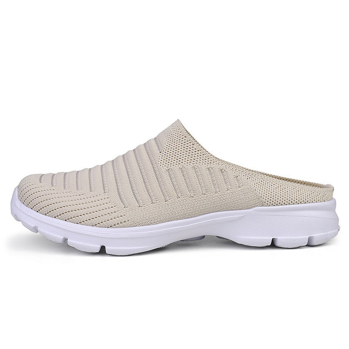 Summer Women's Sports Slippers Fly Woven Mesh Breathable