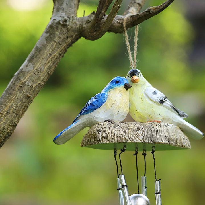 Charming Resin Birds Wind Chime for Indoor and Outdoor Décor