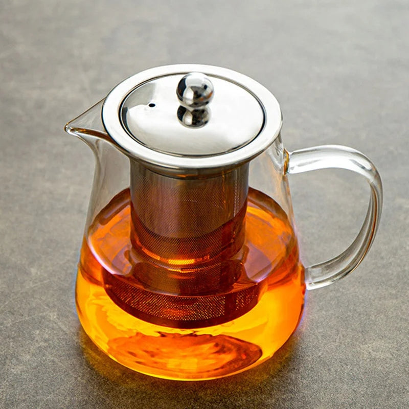 High-Quality Glass Teapot for Chinese Kungfu Tea