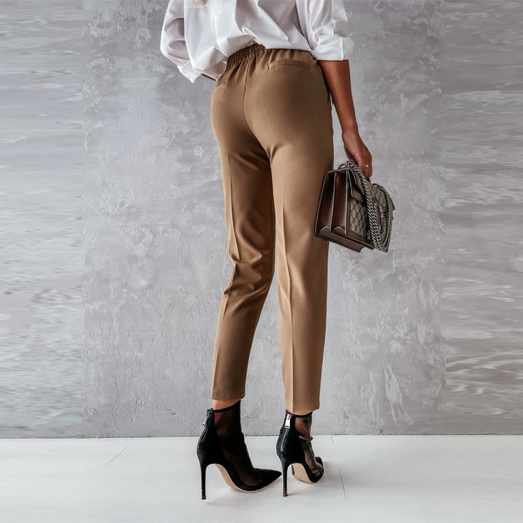 Casual Spring Clothing Suit Pants Women&