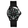 Color: Black Silicone Band 98