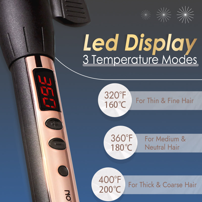 Electric 3 Barrel Curling Iron for Perfect Waves