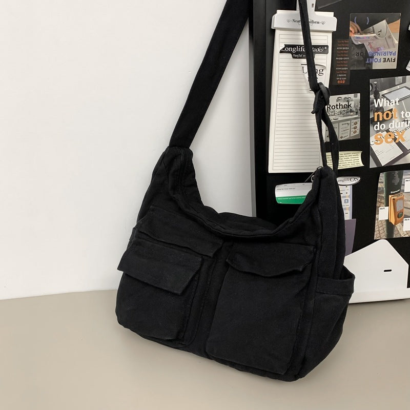 Retro Large Capacity Shoulder Crossbody Bag