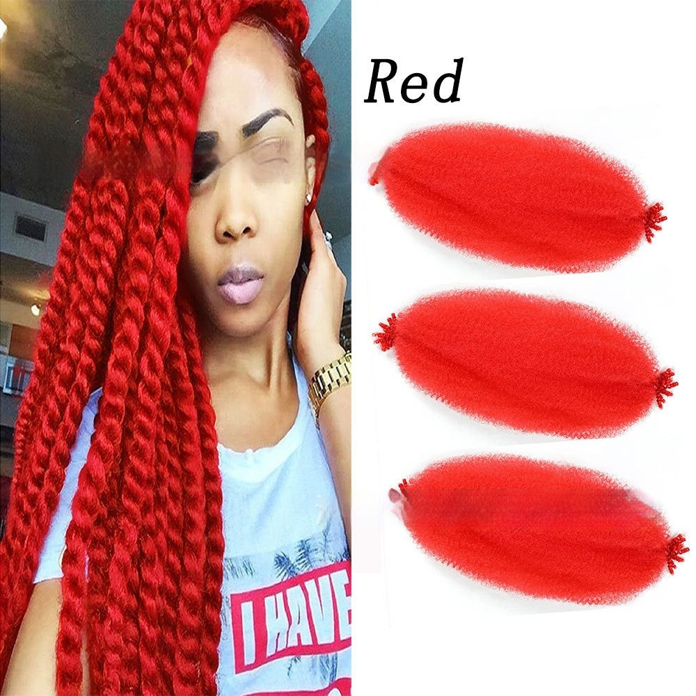 Wig Crochet Hair Springy Afro Twist Hair Chemical Fiber Wig Dreadlocks