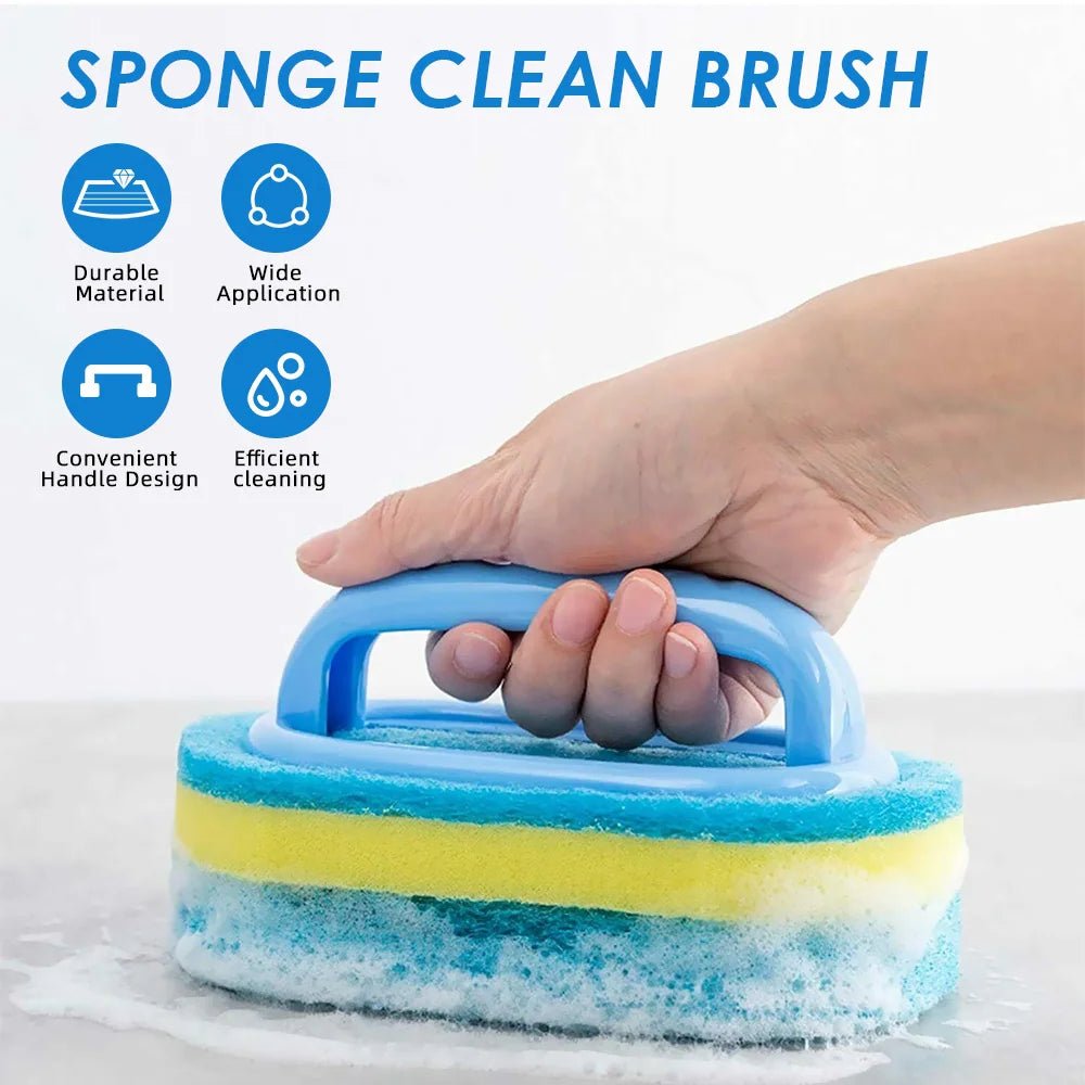 Multi-Purpose Cleaning Brush with Handle