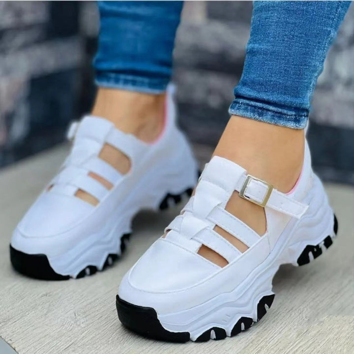 Women's Sports Shoes Buckle Thick-soled Flat Shoes Summer Sandals
