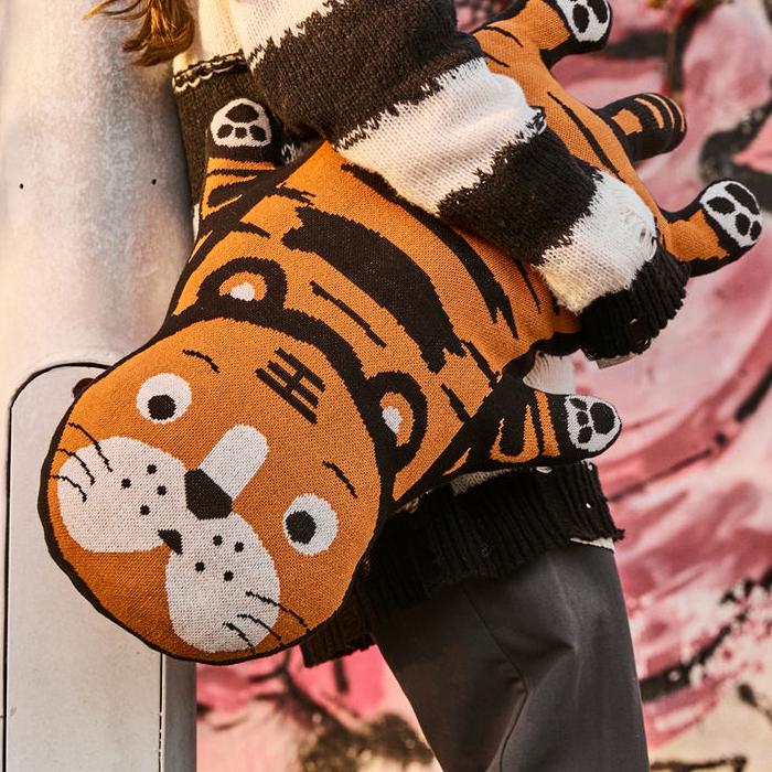 Cute Kawaii Tiger Knitted Cushions