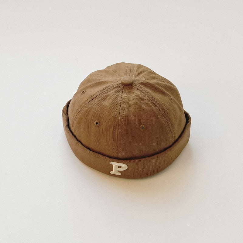 Vintage Letters Embroidered Baby Docker Hat
