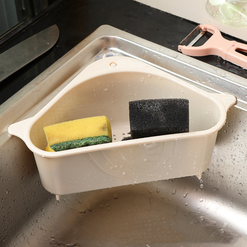 Modern Kitchen Sink Organizer Tray - Eco-Friendly Drain Storage Basket for Leftovers & Soup Separation