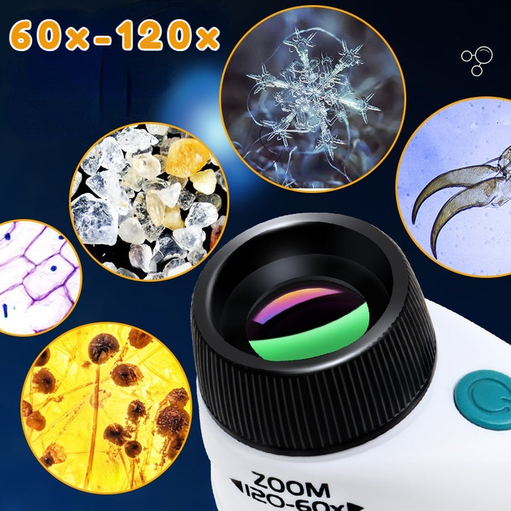 Kids Handheld Science Microscope