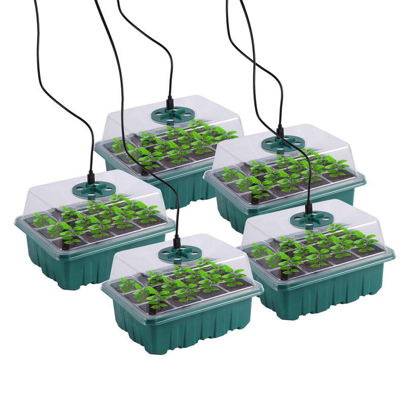 Seed Starter Tray Kit with LED Grow Lights