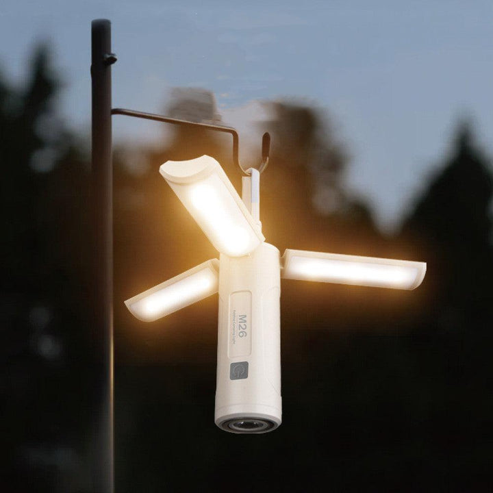 Outdoor LED Camping Lamp Folding Light Type-C USB Function For Emergency Flashlight Lantern - Trendha