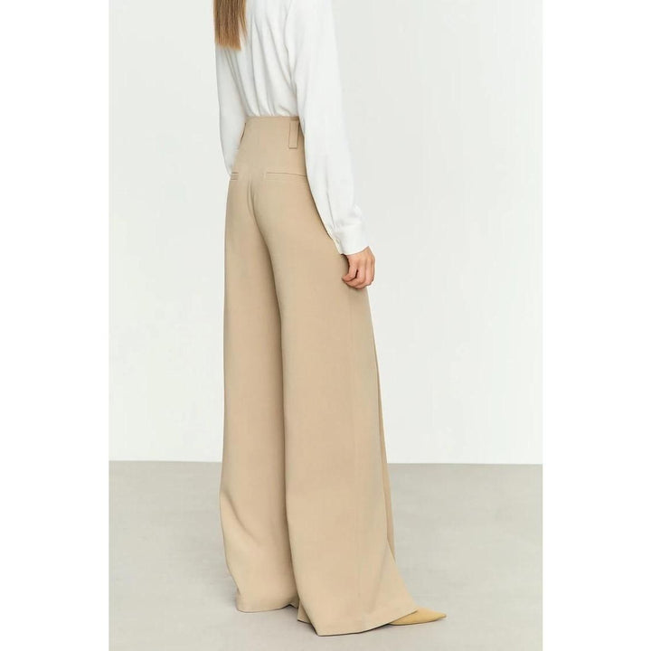 Winter Casual High-Slit Wide Leg Trousers for Women