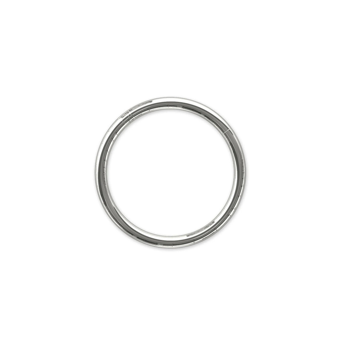 1.2mm Surgical Steel Septum Clicker Piercing Hoop – Hinged Nose, Lip, and Ear Cartilage Ring