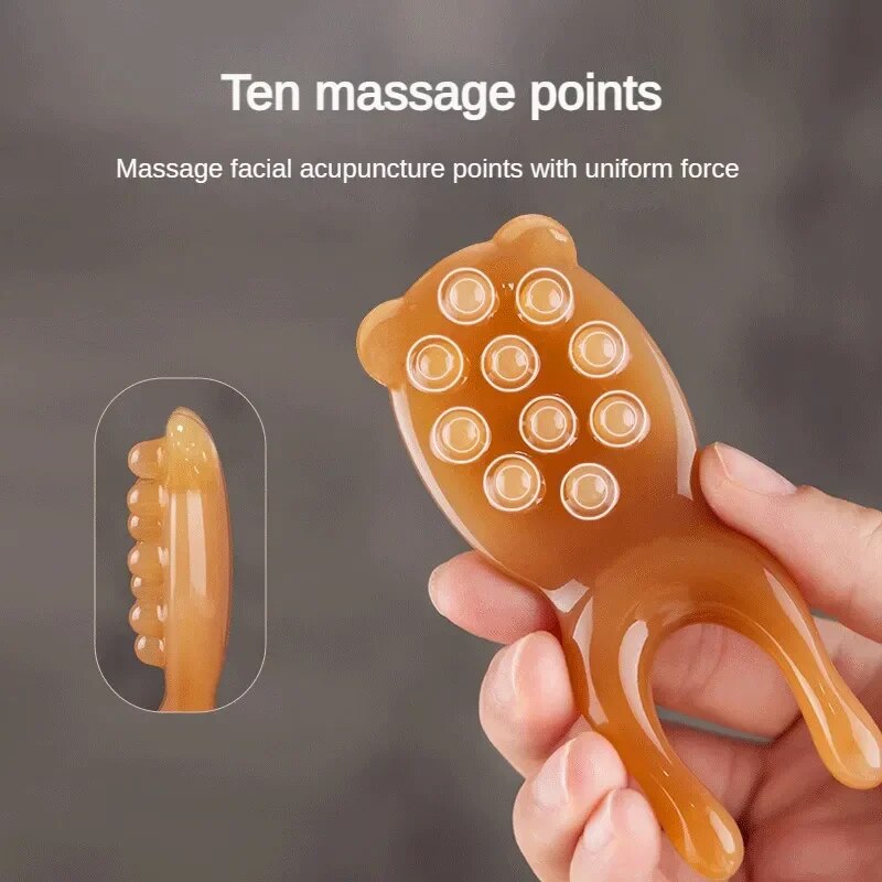 Resin Guasha Face and Nose Lifting Massage Tool