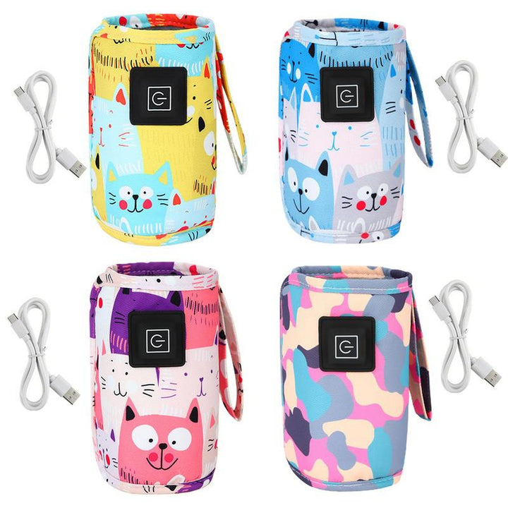 Portable USB Baby Bottle Warmer and Insulated Bag