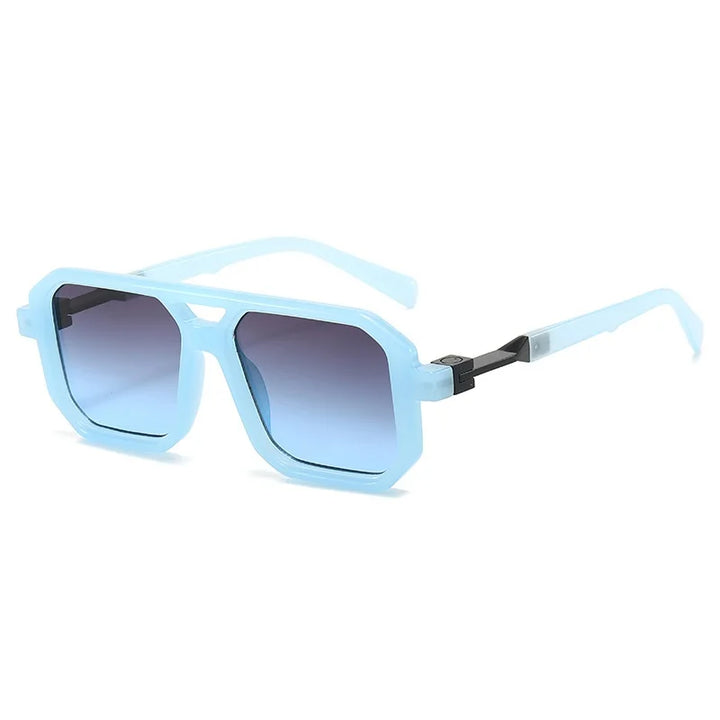 Retro Square Pilot Sunglasses