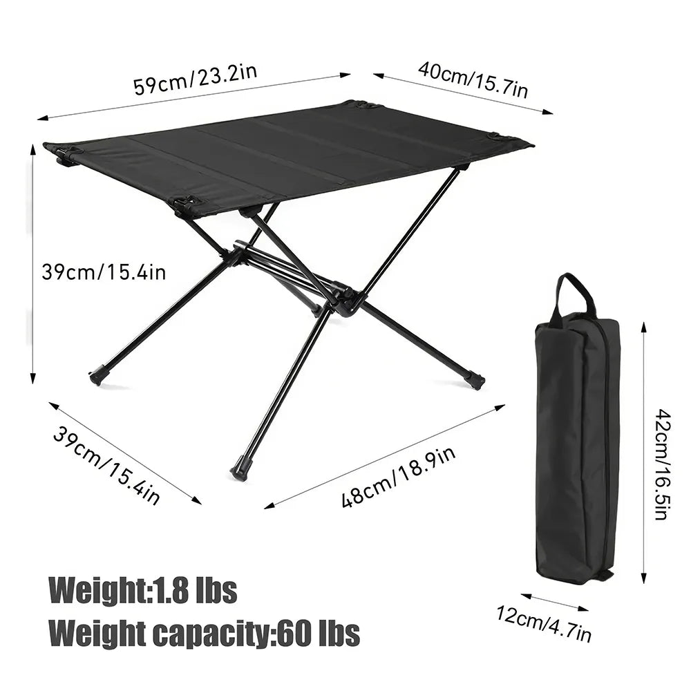 Outdoor Adventure Essential: Portable Folding Camping Table