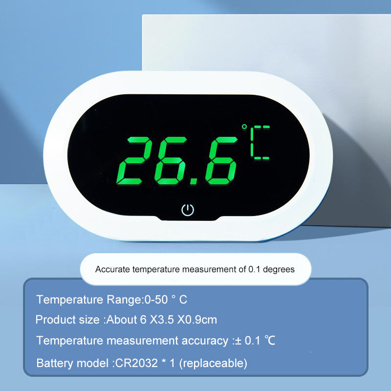 High-Precision Digital Fish Tank Thermometer with LED Display