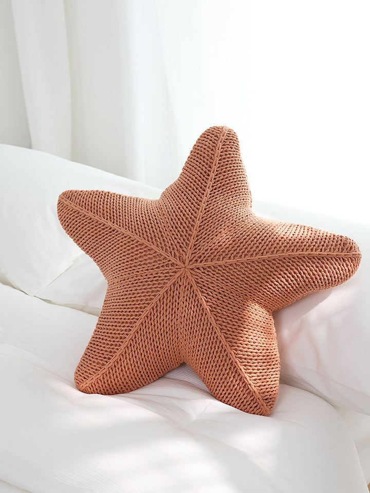 New Starfish Hand-knitted Special-shaped Pillow