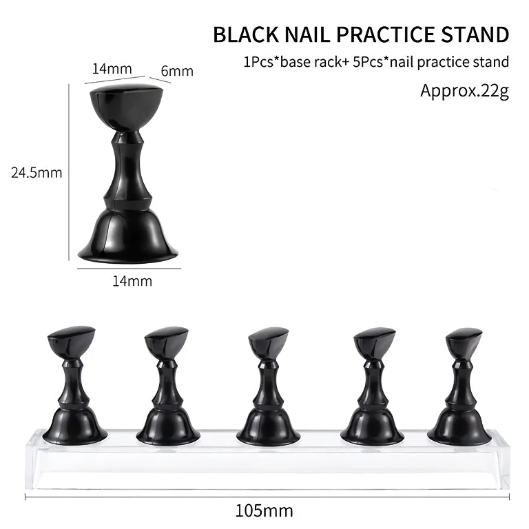 Acrylic Nail Display Holder With Base