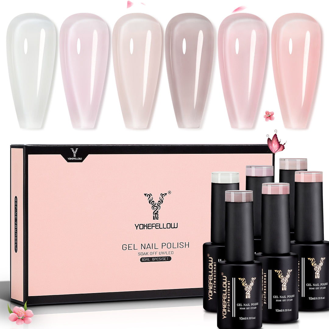 Jelly Nude Gel Polish Set