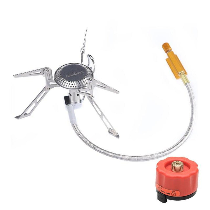 Ultralight Portable Camping Gas Stove for High Altitude Hikes and Outdoor Picnics