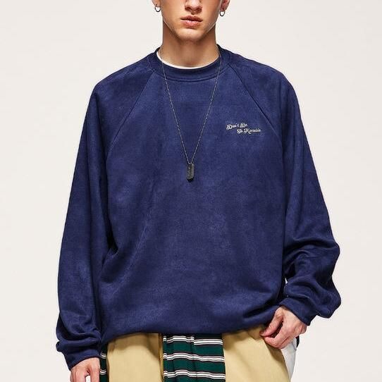Embossed Faux-Suede Long-Sleeve T-Shirt