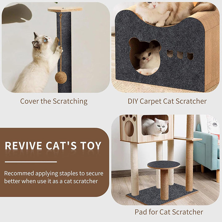 Self-Adhesive Cat Scratch Guard for Sofas and Walls