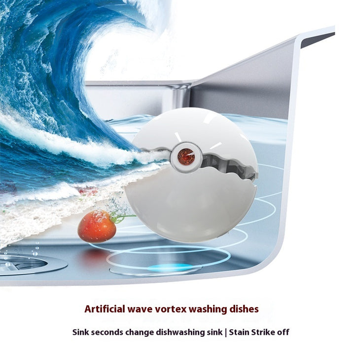 Wave-making Dishwasher Installation-free Wireless Dish Ball Kitchen Gadgets