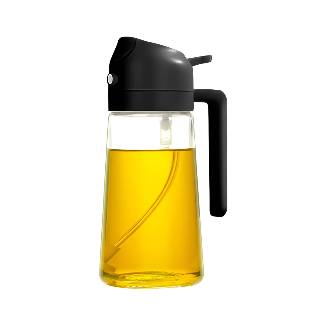 2-in-1 Olive Oil Sprayer & Dispenser Bottle