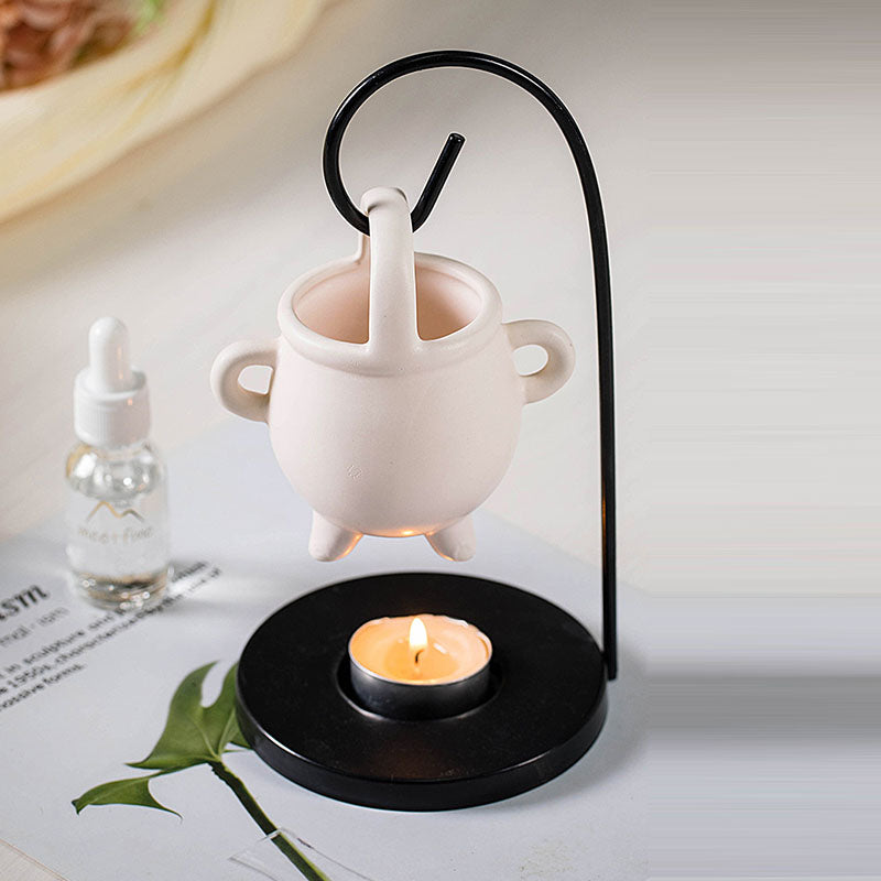 Creative Iron Frame Hook Essential Oil Furnace & Candle Heating Holder