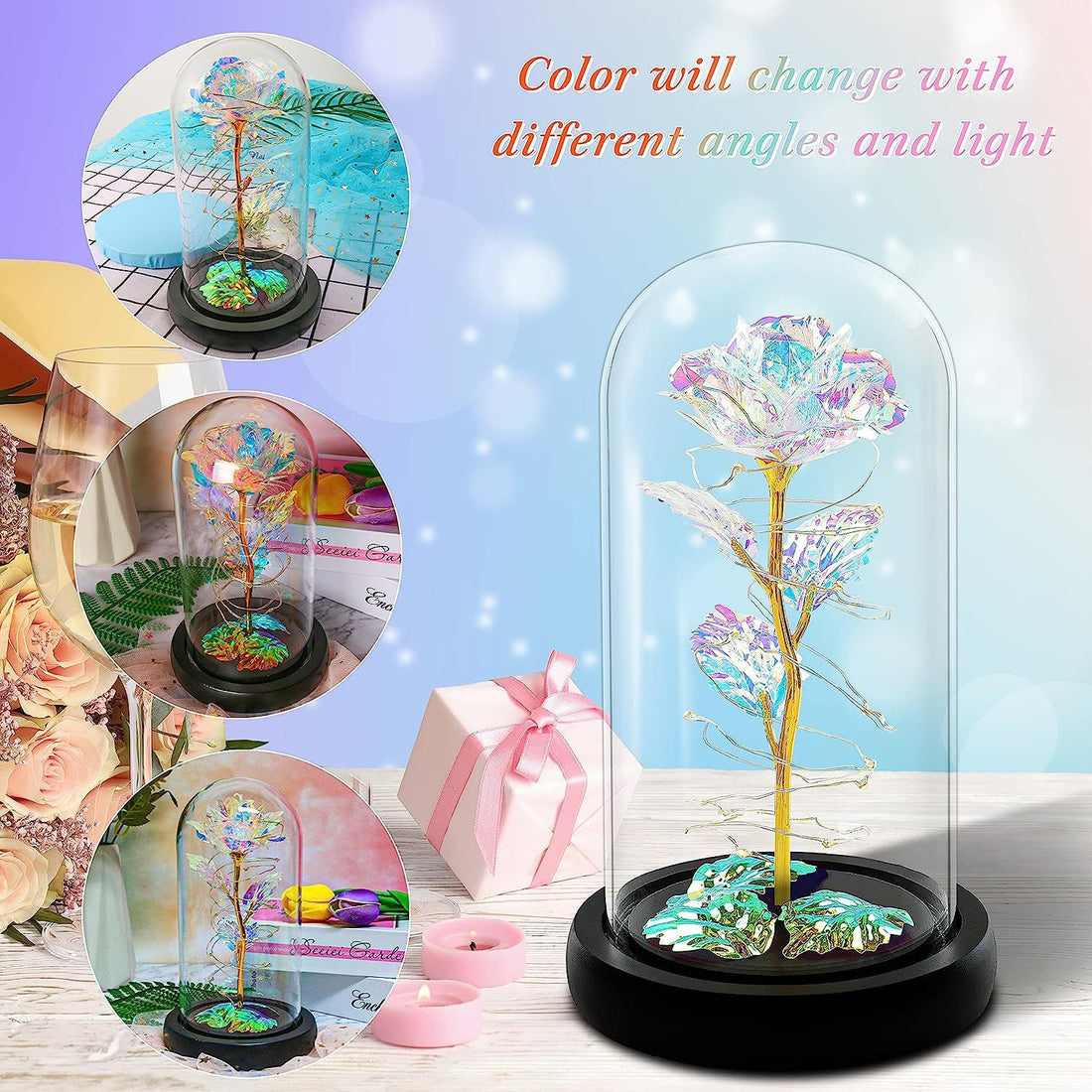 Decorative Rose Music Lamp