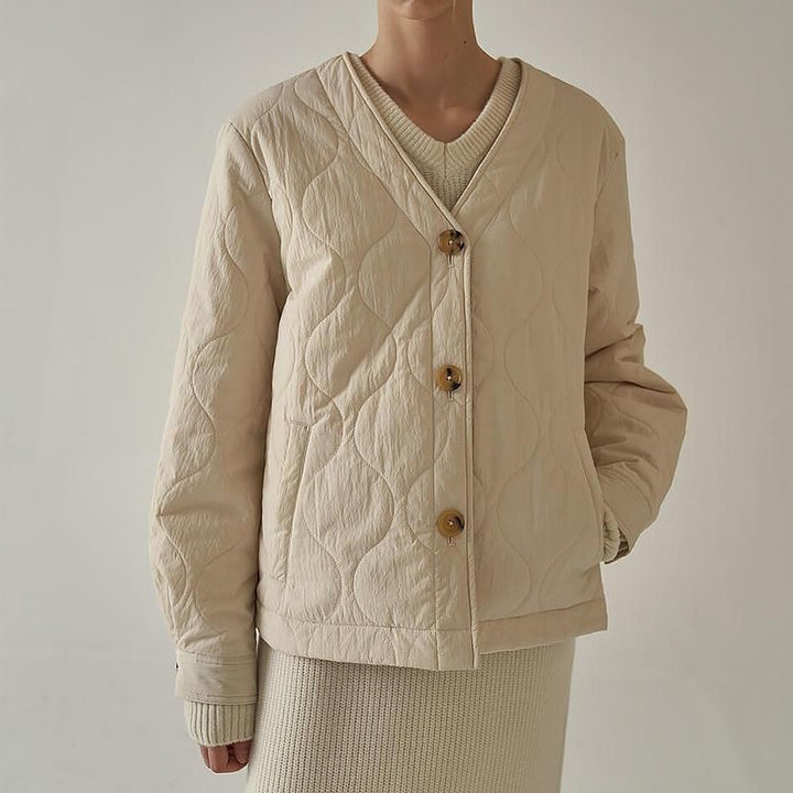 Casual Streetwear Quilted Jacket