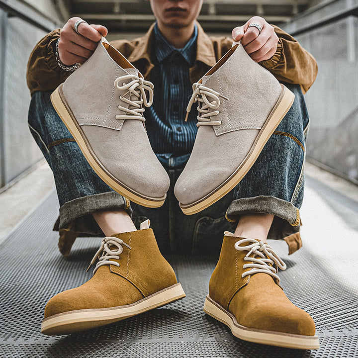 Men's Handmade Leather Ankle Boots