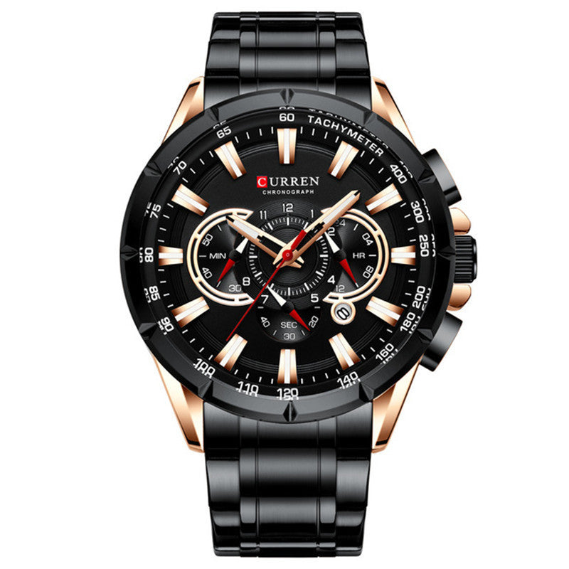 Quartz Calendar Six-hand Multifunctional Luminous Men&