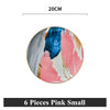 color: Pink 6pcs Small