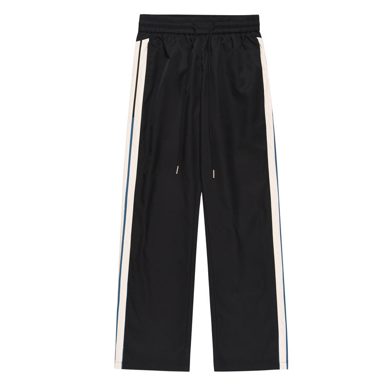 Draping Wide Leg Straight Pants Men's Trendy All-matching