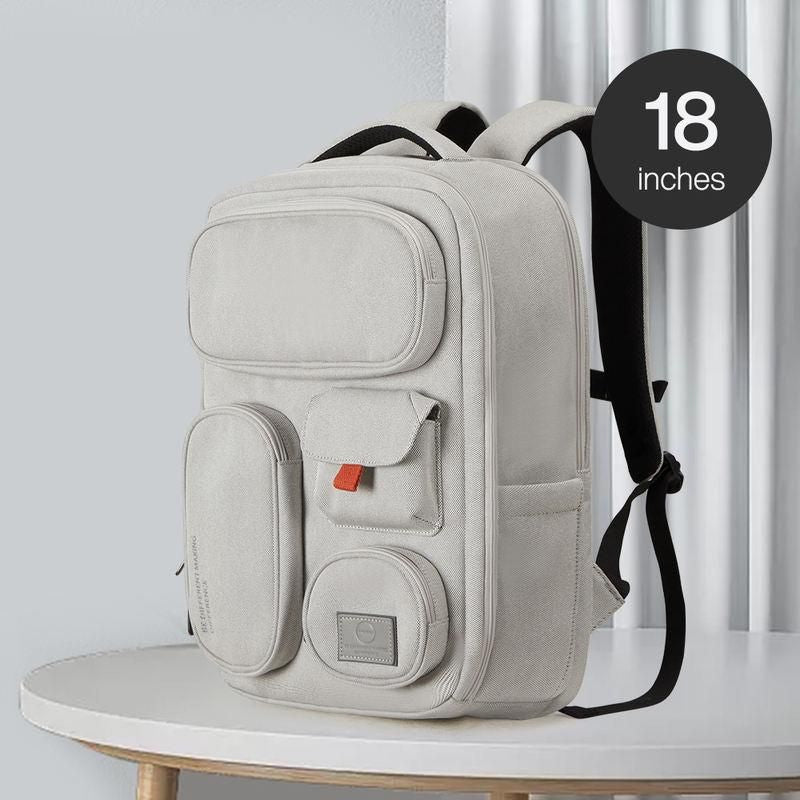 Multifunctional Waterproof Travel Backpack - 18 Inch, Unisex, Eco-Friendly & Durable