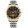 Color: Gold Black Surface Steel Belt