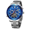 Color: Silver Streak Blue Face