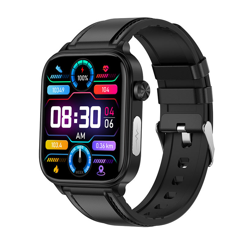 New ET570 Smart Watch Bluetooth Calling ECG ECG Function Non-invasive Blood Glucose Real Blood Oxygen Bracelet