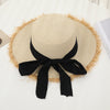 Color: Beige + Black Ribbon