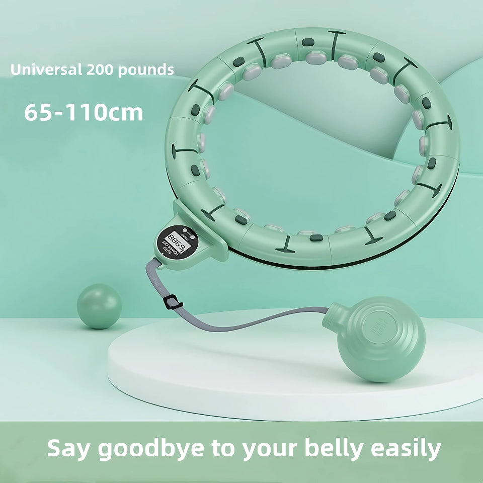 Adjustable Weighted Hula Circle for Smart Fitness & Weight Loss