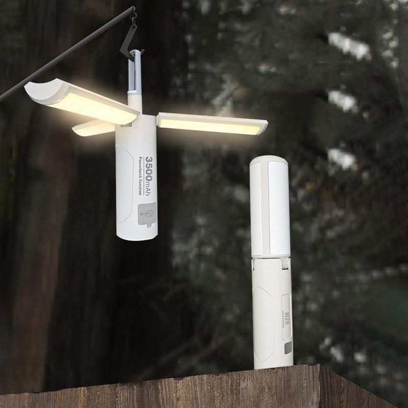 Outdoor LED Camping Lamp Folding Light Type-C USB Function For Emergency Flashlight Lantern - Trendha