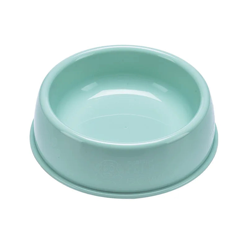 Durable Wheat Stalk Plastic Pet Food and Water Bowls for Small to Medium Dogs and Cats