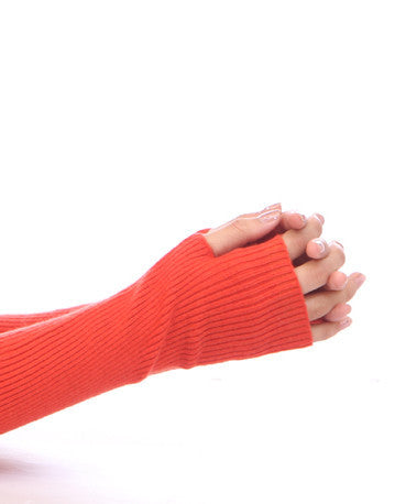 Women Autumn And Winter Long Thick Cashmere Arm Sleeves